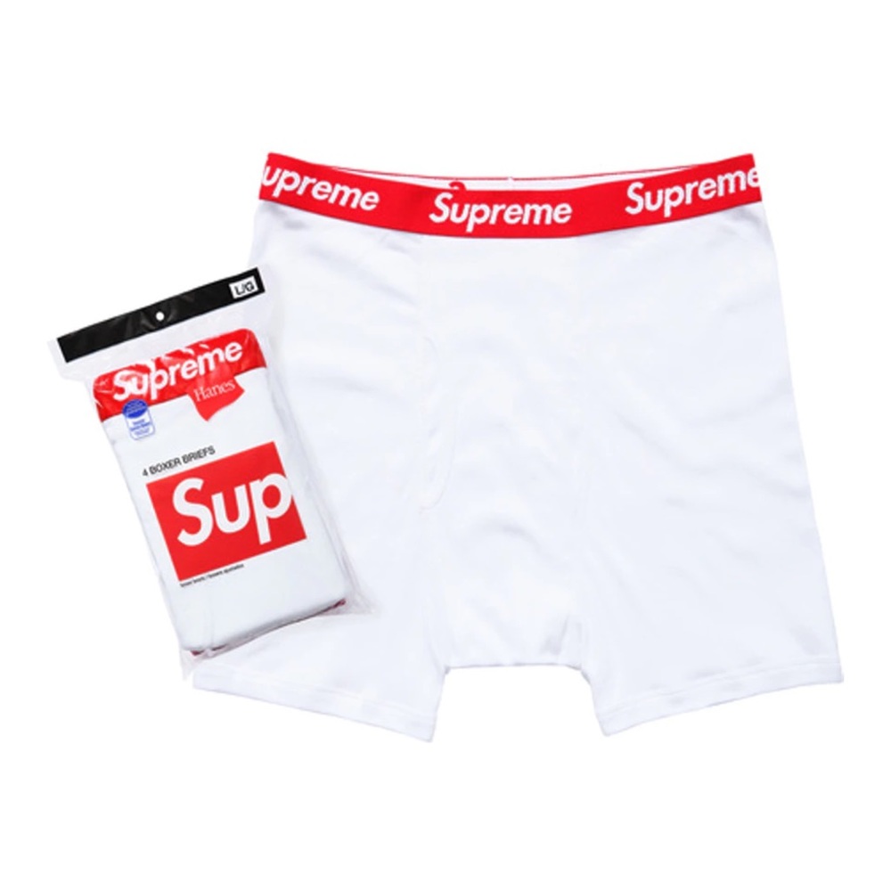 Supreme x Hanes Boxer Briefs - 4 Pack - Size L